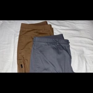 (2) Under Armour Tactical Enduro Pants - Graphite Gray & Coyote Brown - NWOT